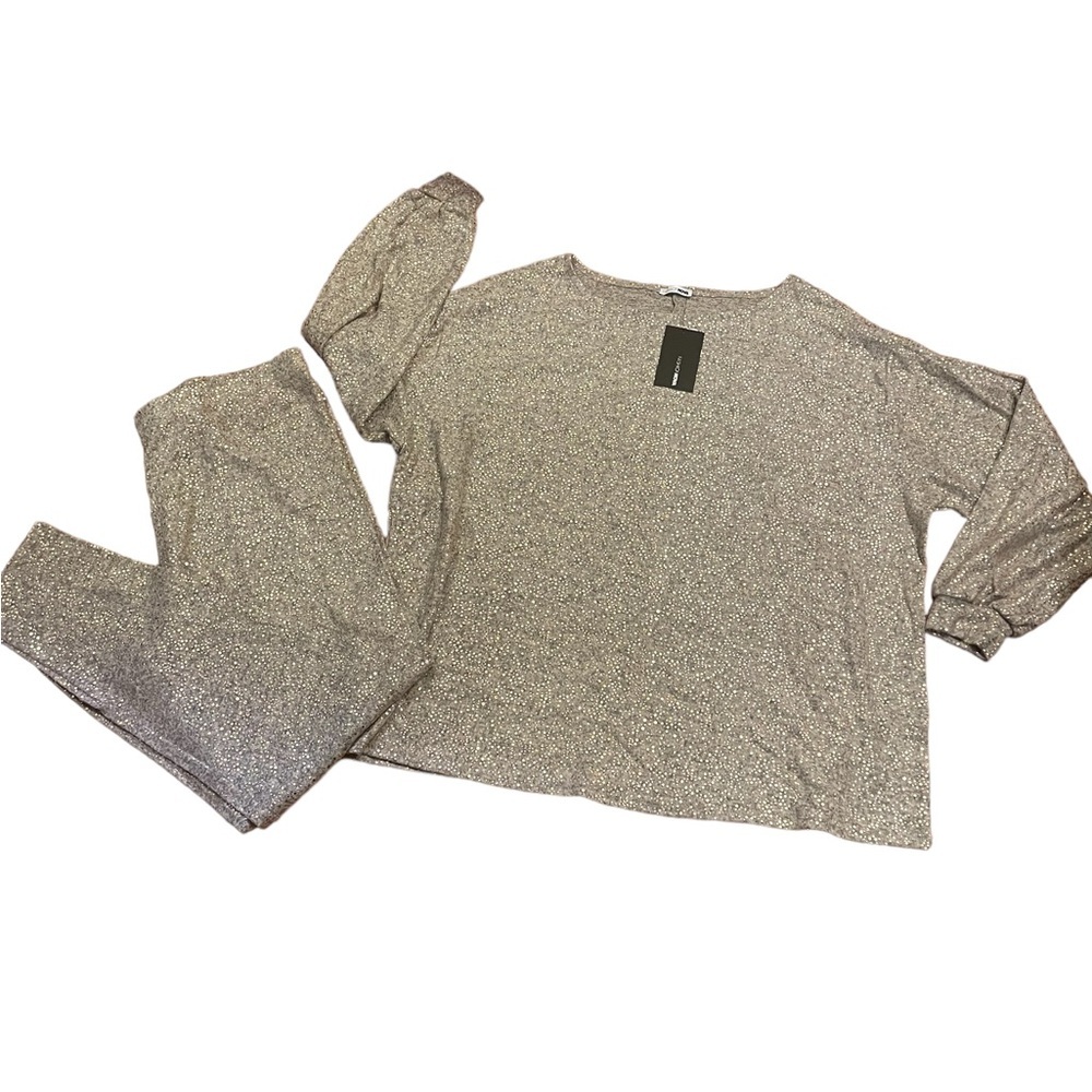 Gold Glittery Lounge Set‎